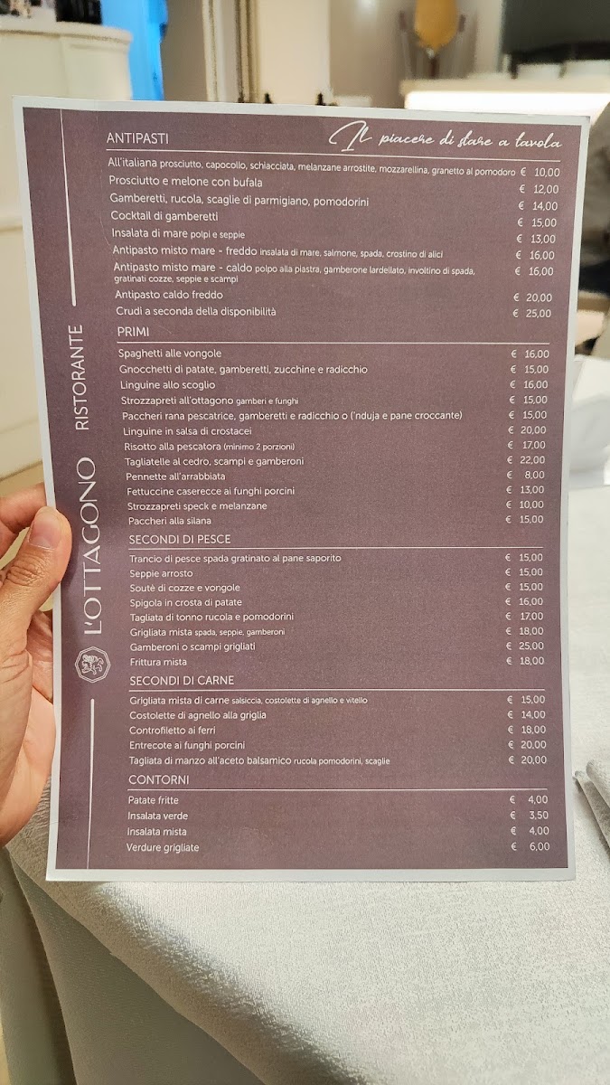 Menu L'ottagono Ricevimenti - Ristorante Pizzeria F.lli Verta-3